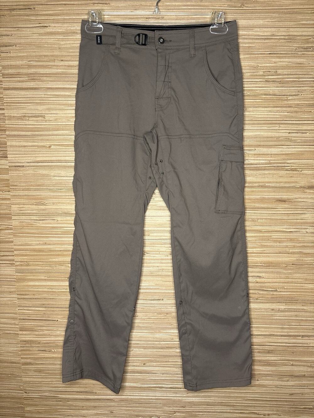 Prana Men’s Stretch Zion Pants Brown Sz 28x30